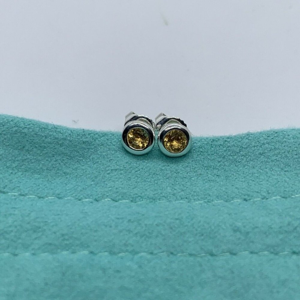 Tiffany & Co Citrine Color by the Yard Earrings